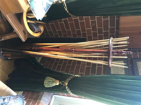 A Victorian mahogany framed full size snooker table by Thurston and Co. Ltd, restored by Hamilton and Tucker, together with balls,